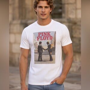 Abercrombie & Fitch Men’s Pink Floyd Graphic T-Shirt Wish You We’re Here Medium